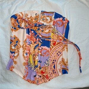 Versace Style Corset Top